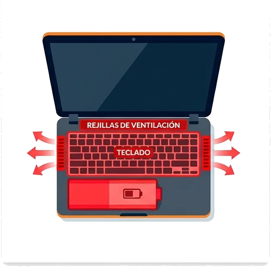 Qué errores suelen acortar la vida útil de una notebook