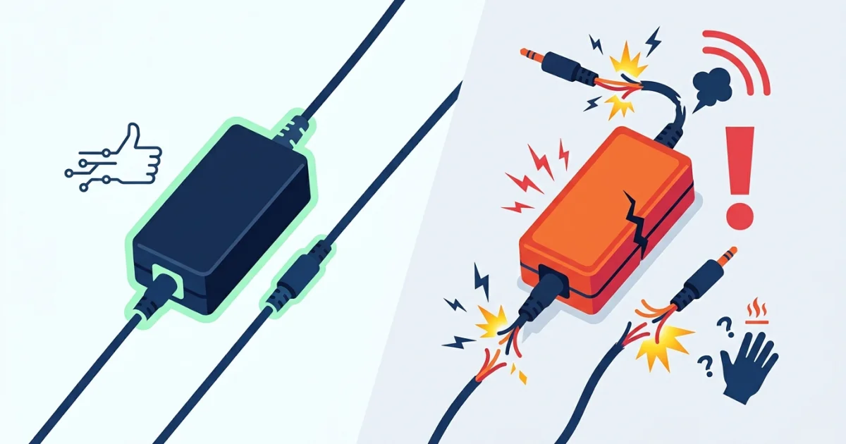 Cómo saber si el cargador de tu notebook ya es peligroso
