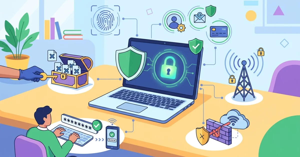 Cómo proteger tus datos personales en tu notebook
